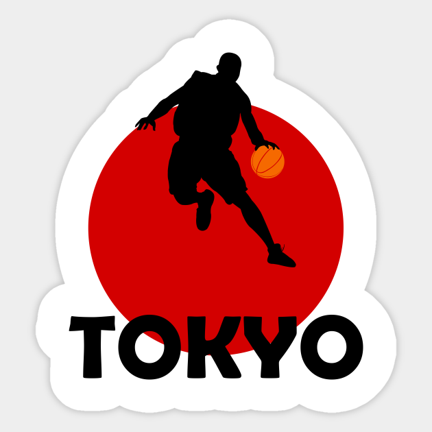 Sport, Basketball & Tokyo Basketball Sticker TeePublic